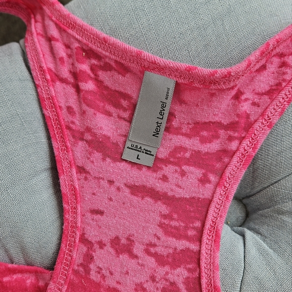 Pink Racerback Tank Top - Picture 4 of 5